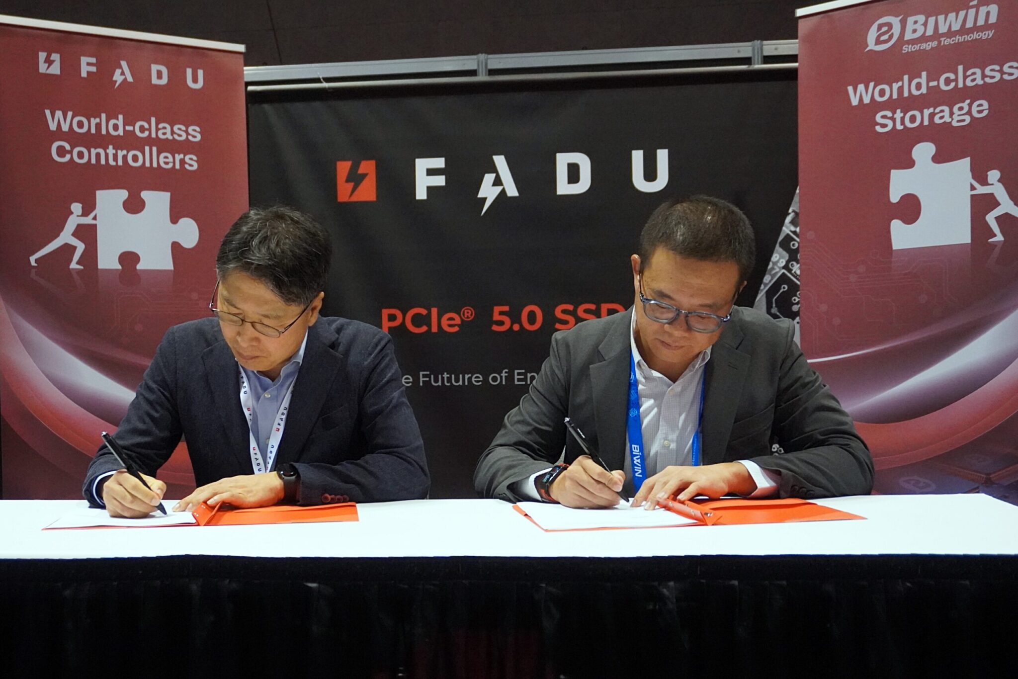 BIWIN Signs Strategic Collaboration with FADU for Development & Sales of Enterprise SSD Solutions