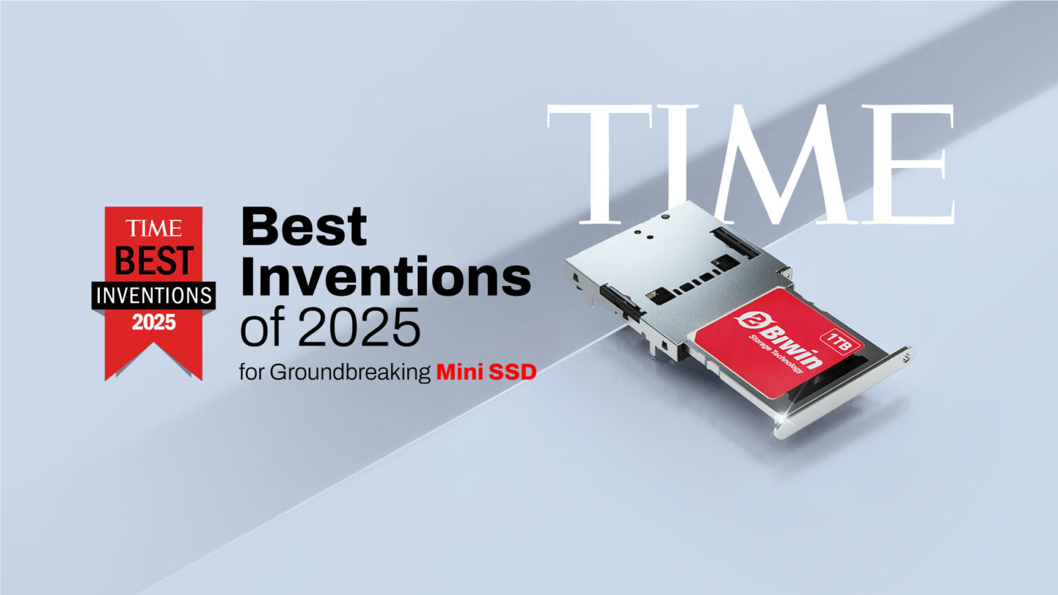 BIWIN NAMED TO TIME'S 
