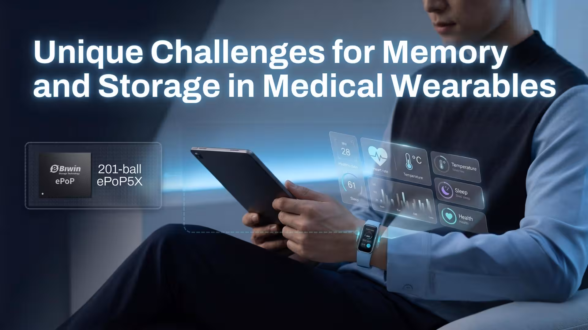 Unique Challenges for Memory and Storage in Medical Wearables